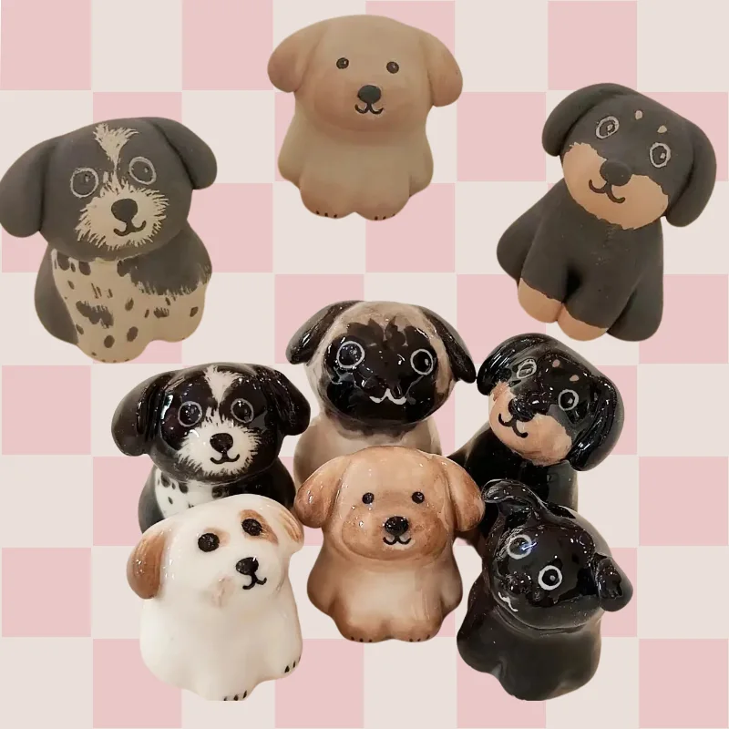 Miniature figures, an example of our handcrafted ceramic collection